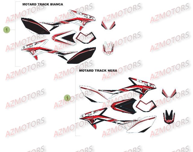 Carenages   Reservoir   Selle Du No Serie 401332 A 499999 [ 2 ] BETA Pièces Beta 50 Motard TRACK - 2015-2014